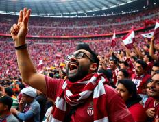 乐鱼体育app-阿尔艾因球迷现场助威，球队士气高涨